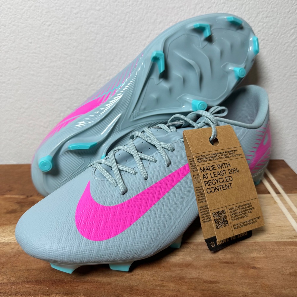 Nike Zoom Mercurial Vapor 15 Academy FG Blue Pink Men's 11.5 FQ8449-301